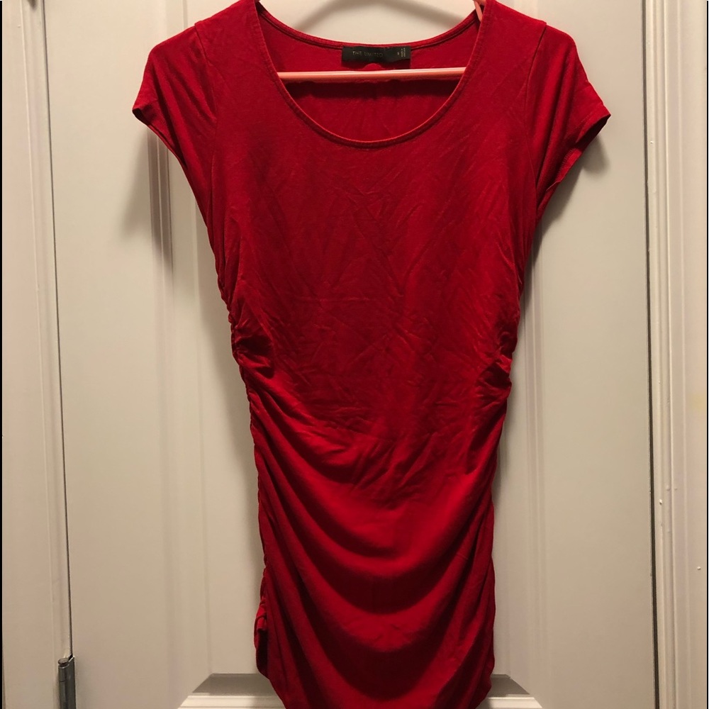 Maternity red shirt